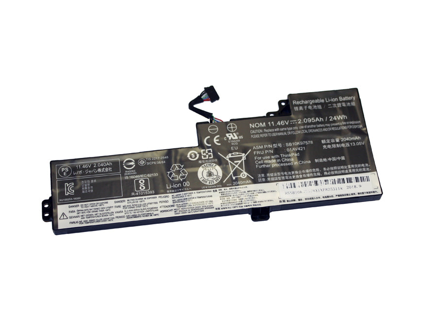 01AV421 compatible replacement battery for LENOVO THINKPAD A485, THINKPAD A475, THINKPAD T480, THINKPAD T470