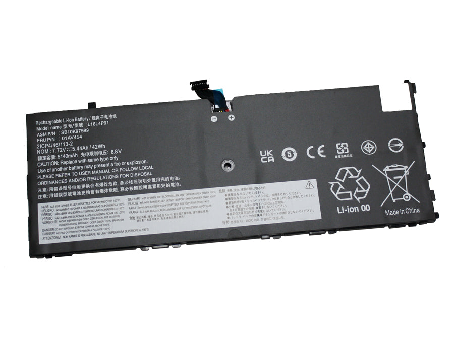 01AV454 compatible replacement battery for LENOVO THINKPAD X1 TABLET G3