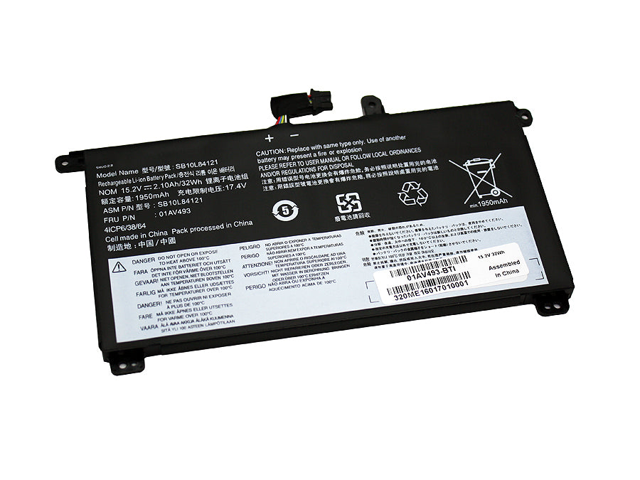 01AV493 compatible replacement battery for LENOVO THINKPAD P52S, THINKPAD P51S, THINKPAD T580, THINKPAD T570