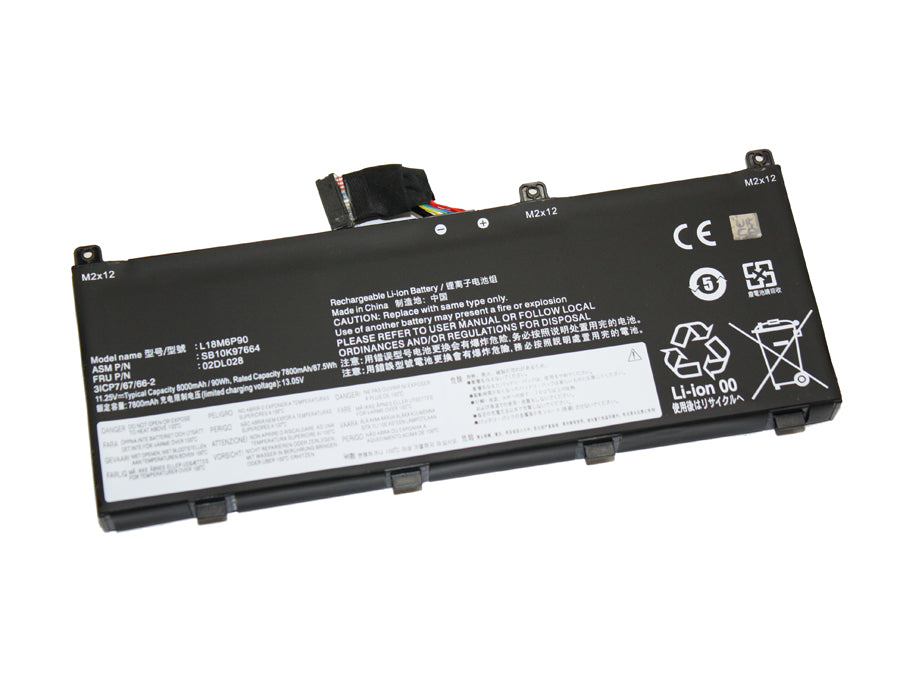 02DL028 compatible replacement battery for LENOVO THINKPAD P53