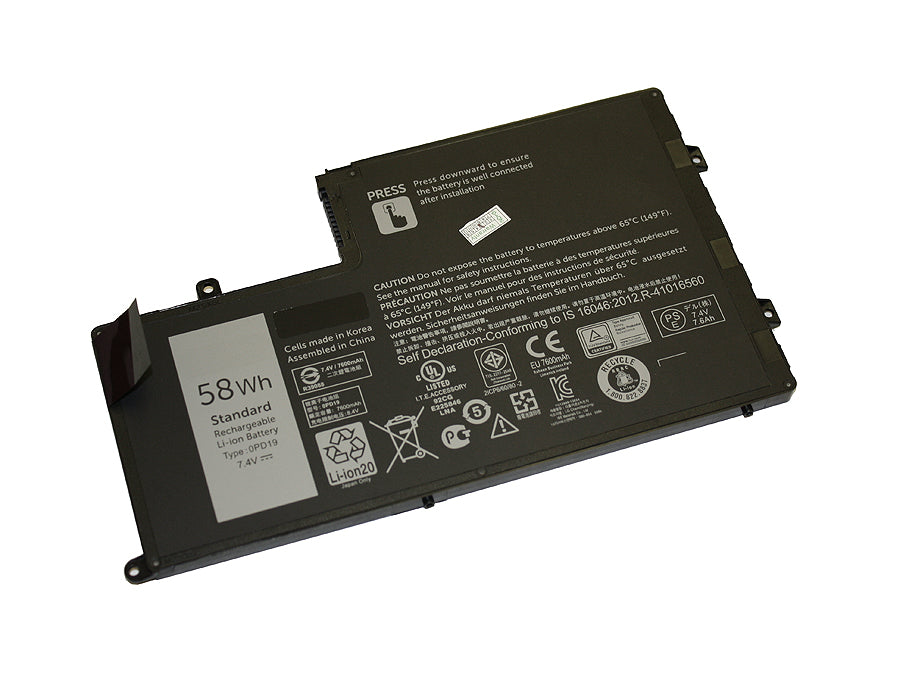 0PD19 compatible replacement battery for DELL INSPIRON 14 5448, INSPIRON 14 5447, LATITUDE 3530, LATITUDE 3520