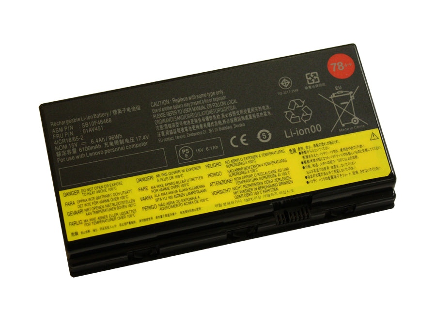 4X50K14092 compatible replacement battery for LENOVO THINKPAD P70, P71