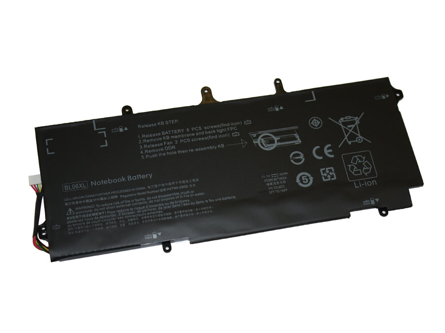 722297-005 compatible replacement battery for HP ELITEBOOK FOLIO 1040 G0, G1, G2