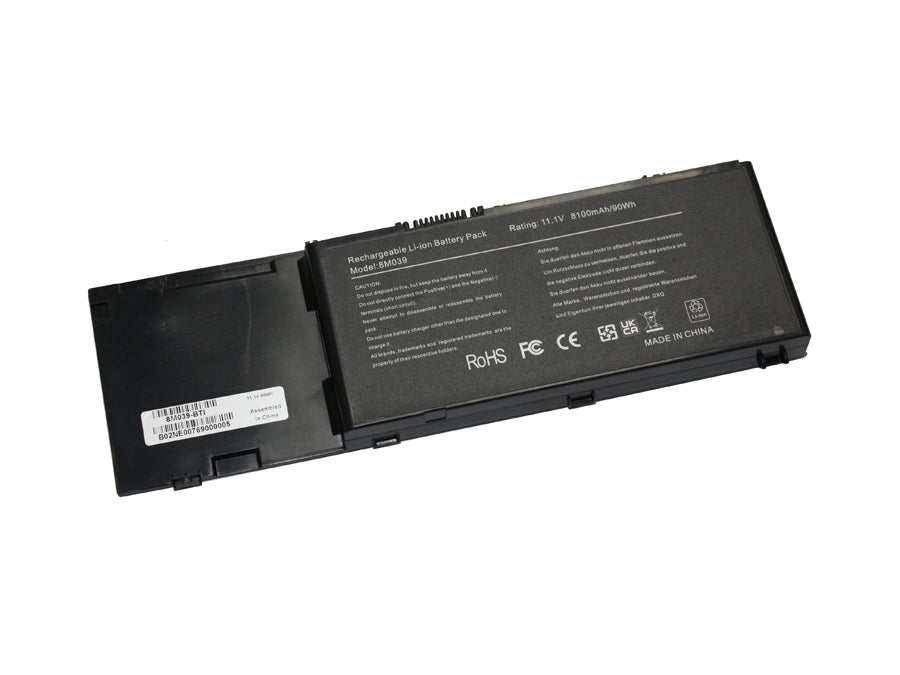 8M039 compatible replacement battery for DELL PRECISION M6500, PRECISION M6400