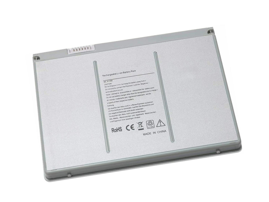 A1189 compatible replacement battery for APPLE MACBOOK PRO 17-INCH 2007 MA897LL/A, 2006 MA611LL/A