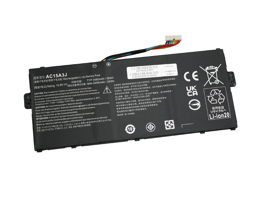 AC15A3J compatible replacement battery for ACER CHROMEBOOK R11
