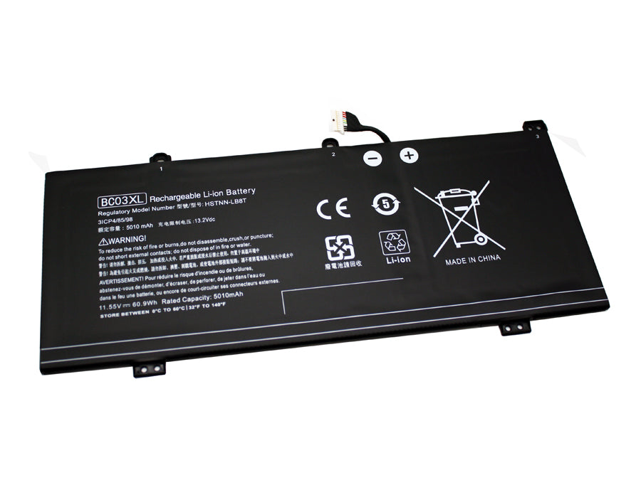 BC03XL compatible replacement battery for HP PRO CHROMEBOOK C640 G1