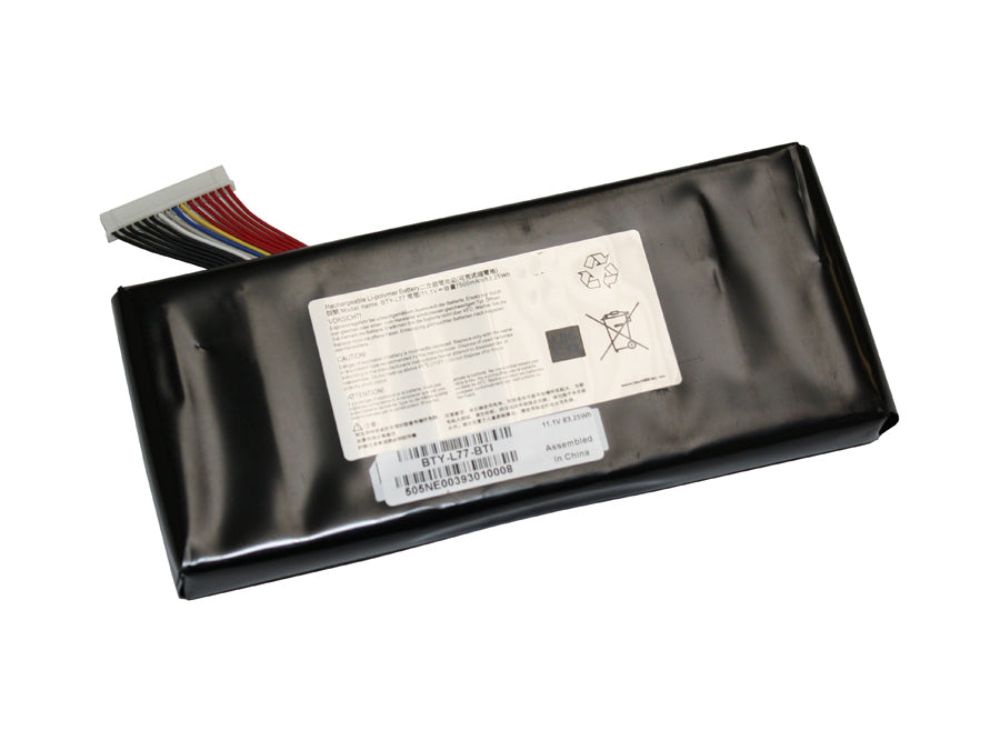 BTY-L77 compatible replacement battery for MSI WT72, MS-1781, GT80S, GT80