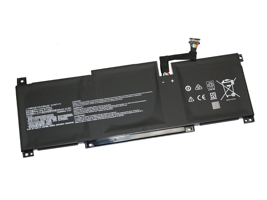 BTY-M491-B compatible replacement battery for MSI MS-1552, MS-1551, STEALTH 15M, SUMMIT B15