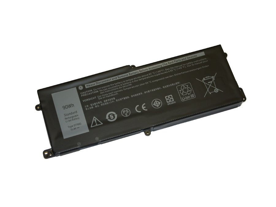 DT9XG compatible replacement battery for DELL ALIENWARE AREA 51M R1, R2