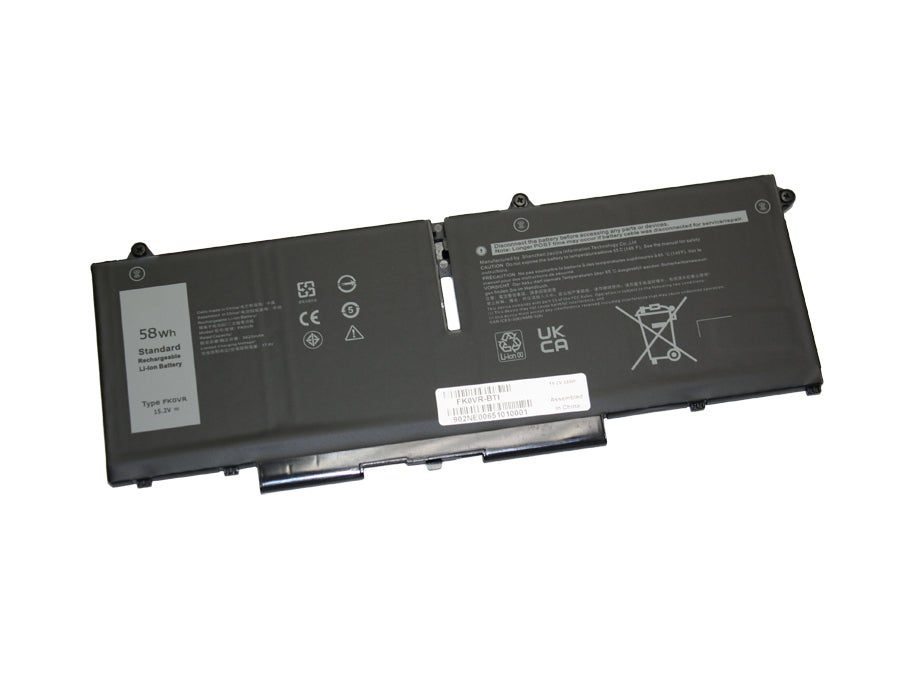 FK0VR compatible replacement battery for DELL PRECISION 3750, LATITUDE 7530, LATITUDE 7430 2-IN-1, LATITUDE 7430, LATITUDE 7330 2-IN-1