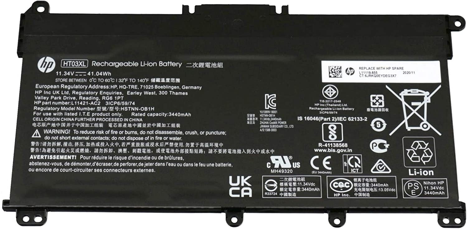 Genuine Original HP HT03XL battery for Pavilion 15 series, HP 255 G7