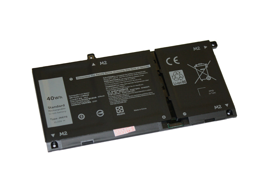 JK6Y6 compatible replacement battery for DELL VOSTRO 3410, INSPIRON 7500 2-IN-1 SILVER