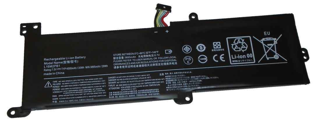 L16M2PB1 compatible replacement battery for LENOVO IDEAPAD V15, IDEAPAD 320, IDEAPAD 330
