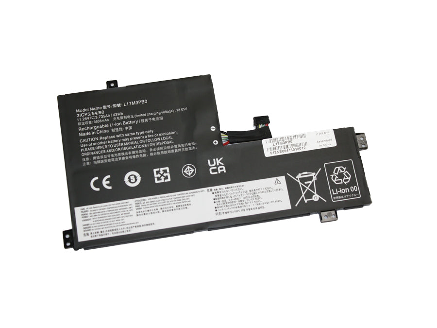 L17M3PB0 compatible replacement battery for LENOVO IDEAPAD 3 CB