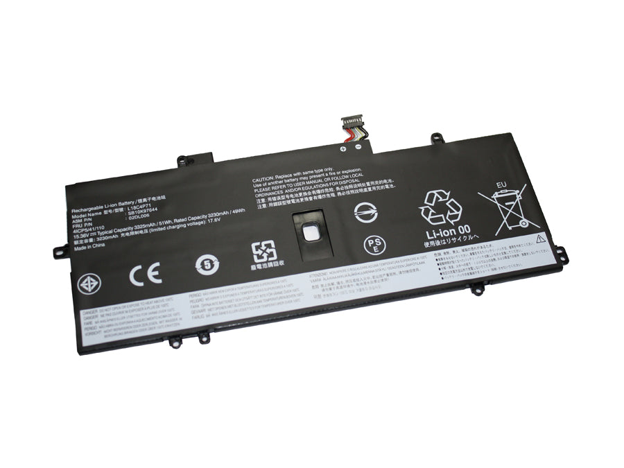 L18M4P72 compatible replacement battery for LENOVO THINKPAD X1 CARBON G7/G8, THINKPAD X1 YOGA G5
