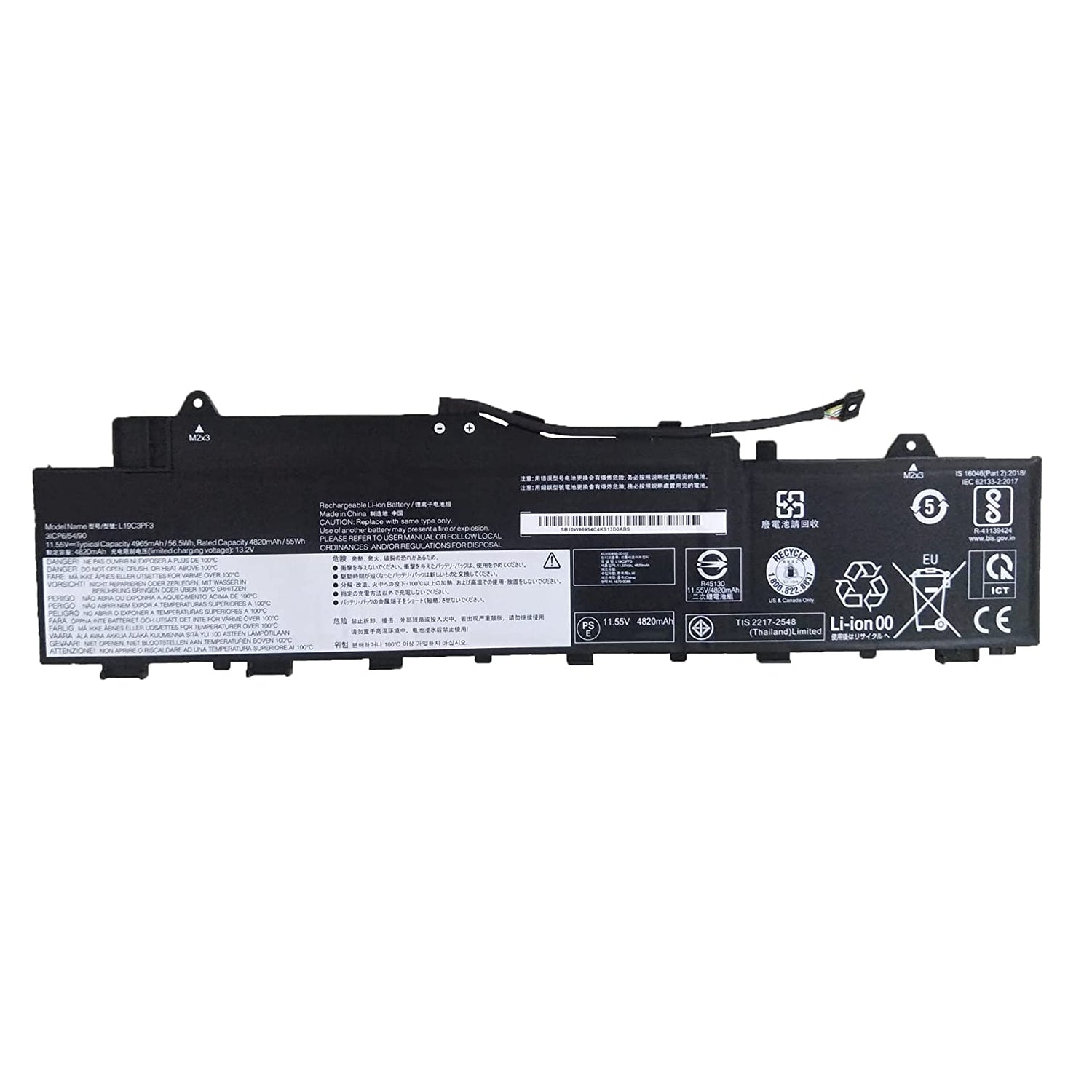L19M3PF4 compatible replacement battery for LENOVO IDEAPAD 5
