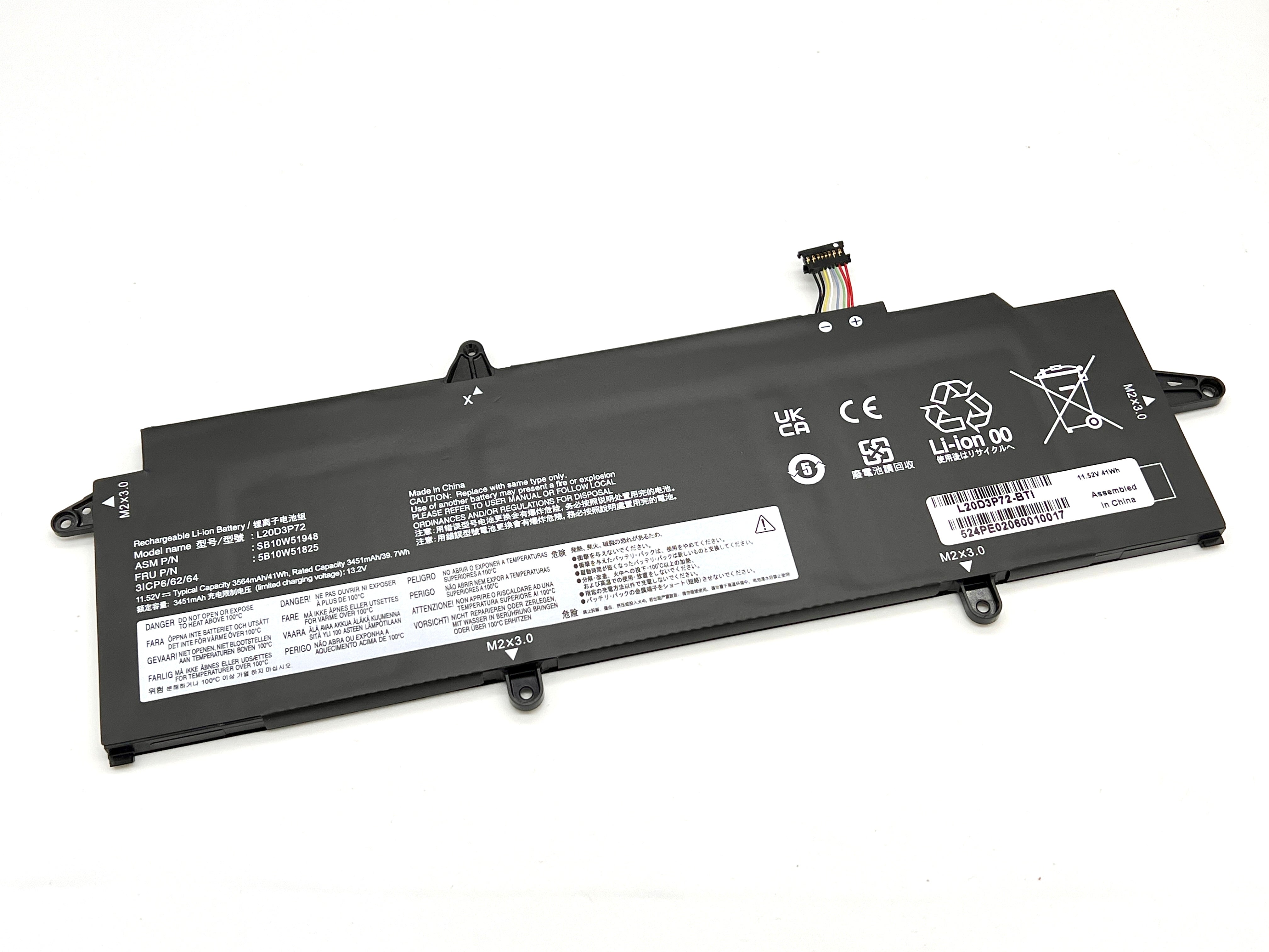 L20C3P72 compatible replacement battery for Lenovo Lenovo Thinkpad X13 G2