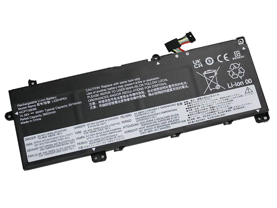 L22B4PE0 compatible replacement battery for LENOVO THINKBOOK 14 2-IN-1 G5, THINKBOOK 14 G8