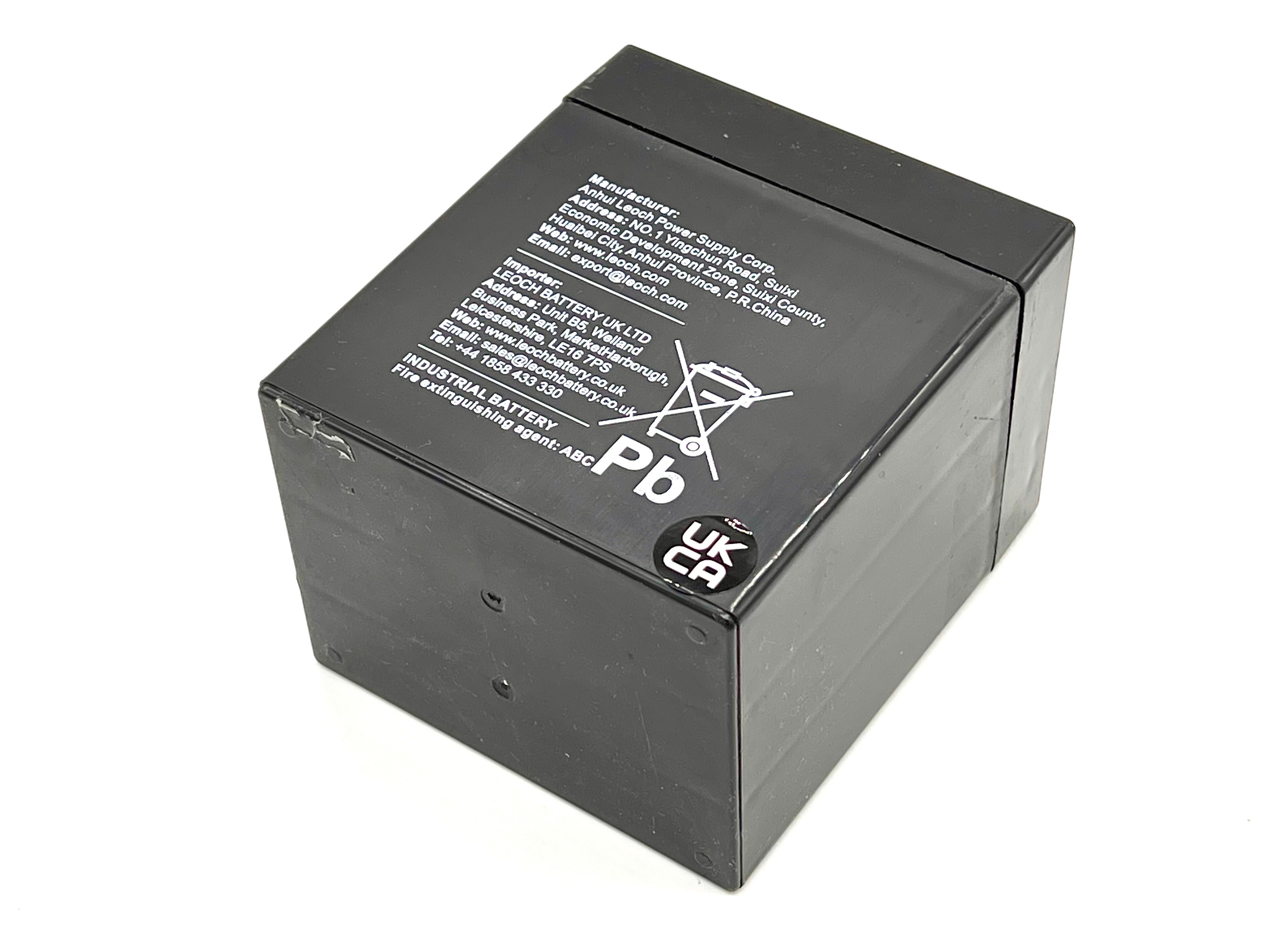 LEOCH 12V 5.4Ah lead-acid battery, for general purpose applications - UPS, Alarm & Security, Emergency Lighting and more