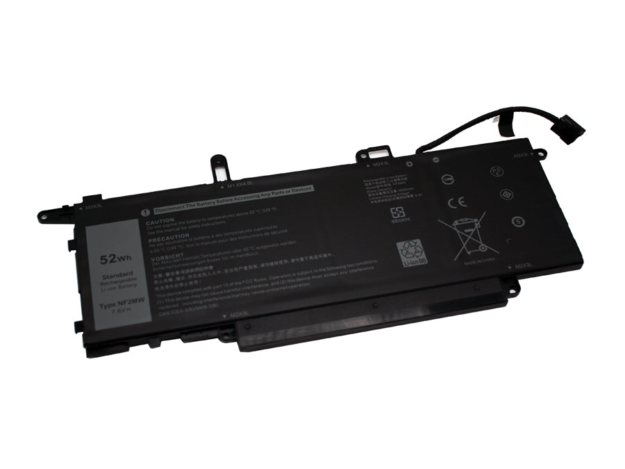 NF2MW compatible replacement battery for DELL LATITUDE 9410 2-IN-1, LATITUDE 7400 2-IN-1