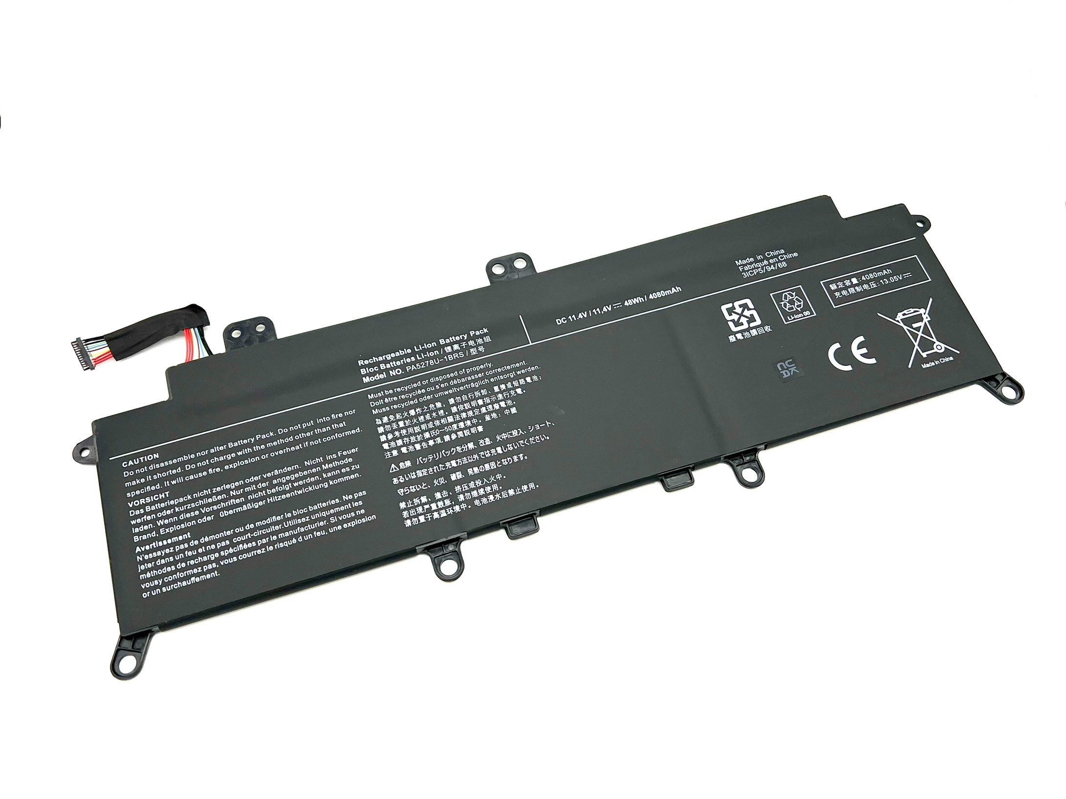PA5278U-1BRS compatible replacement battery for TOSHIBA Toshiba Dynabook Portege X30, Tecra X40