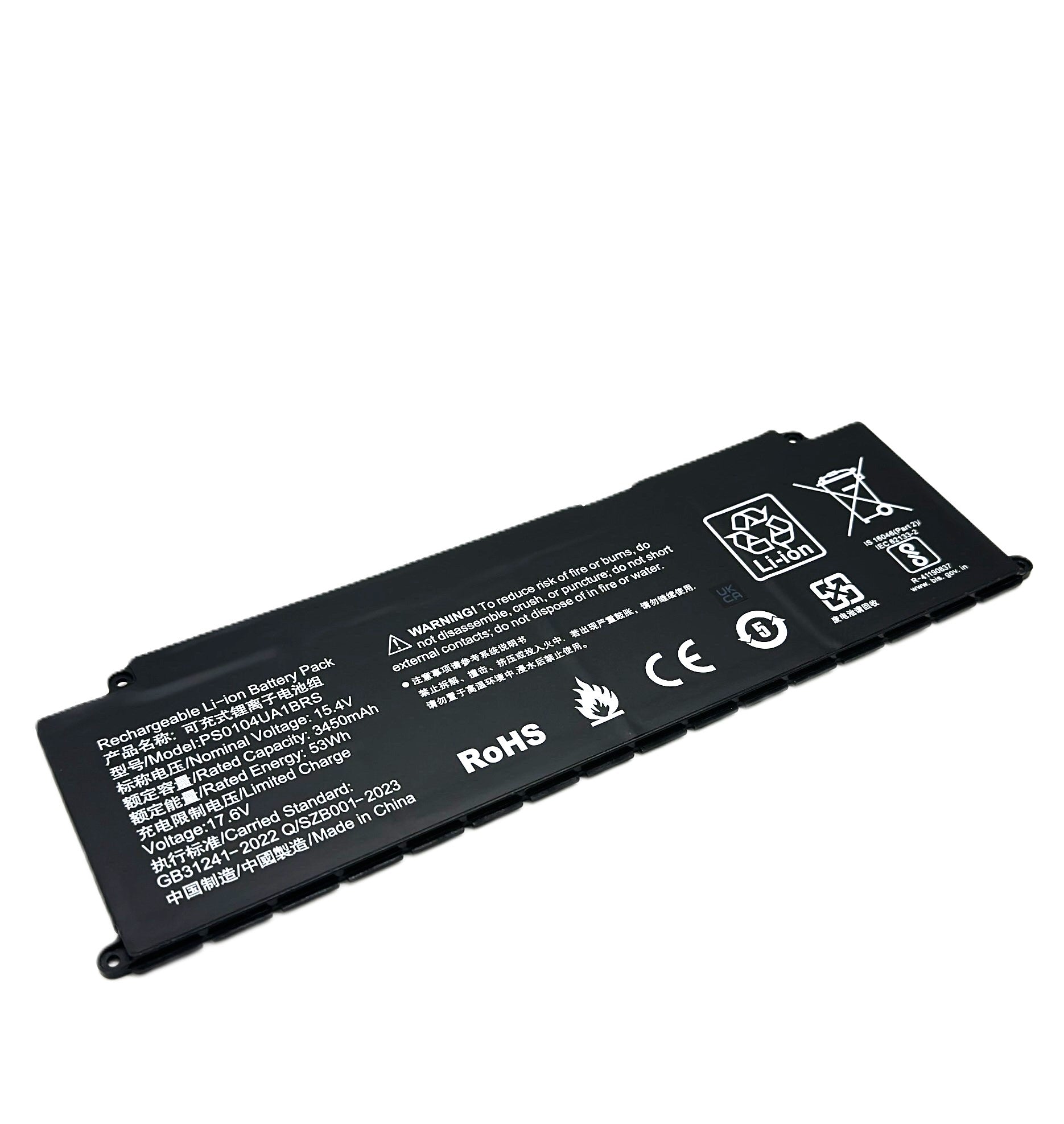 PS0104UA1BRS compatible replacement battery for TOSHIBA Dynabook Tecra A40-J, A50-J, Portege X40-K