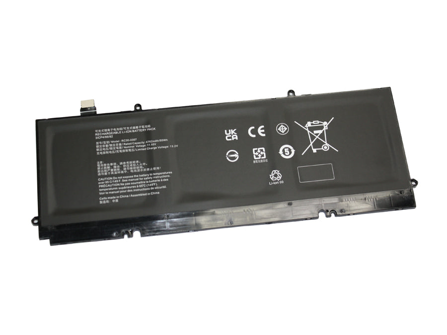 RC30-0357 compatible replacement battery for RAZER BOOK 13 FHD, BOOK 13 RZ09-0357 2021, BOOK 13 RZ09-0357 2020, RZ09-0357, BOOK 13 2021