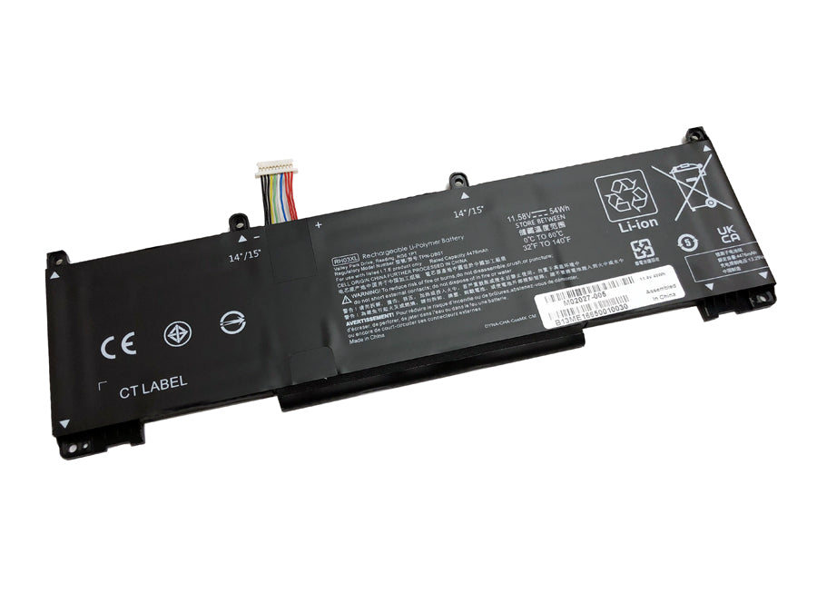 RH03XL compatible replacement battery for HP 9E918AT#ABA, 822P8UT#ABA, 9C4H1UT#ABA, 9C4K8UT#ABA, 7P3B4UT#ABA, 822Q7UT#ABA, 7P3C7UT#ABA