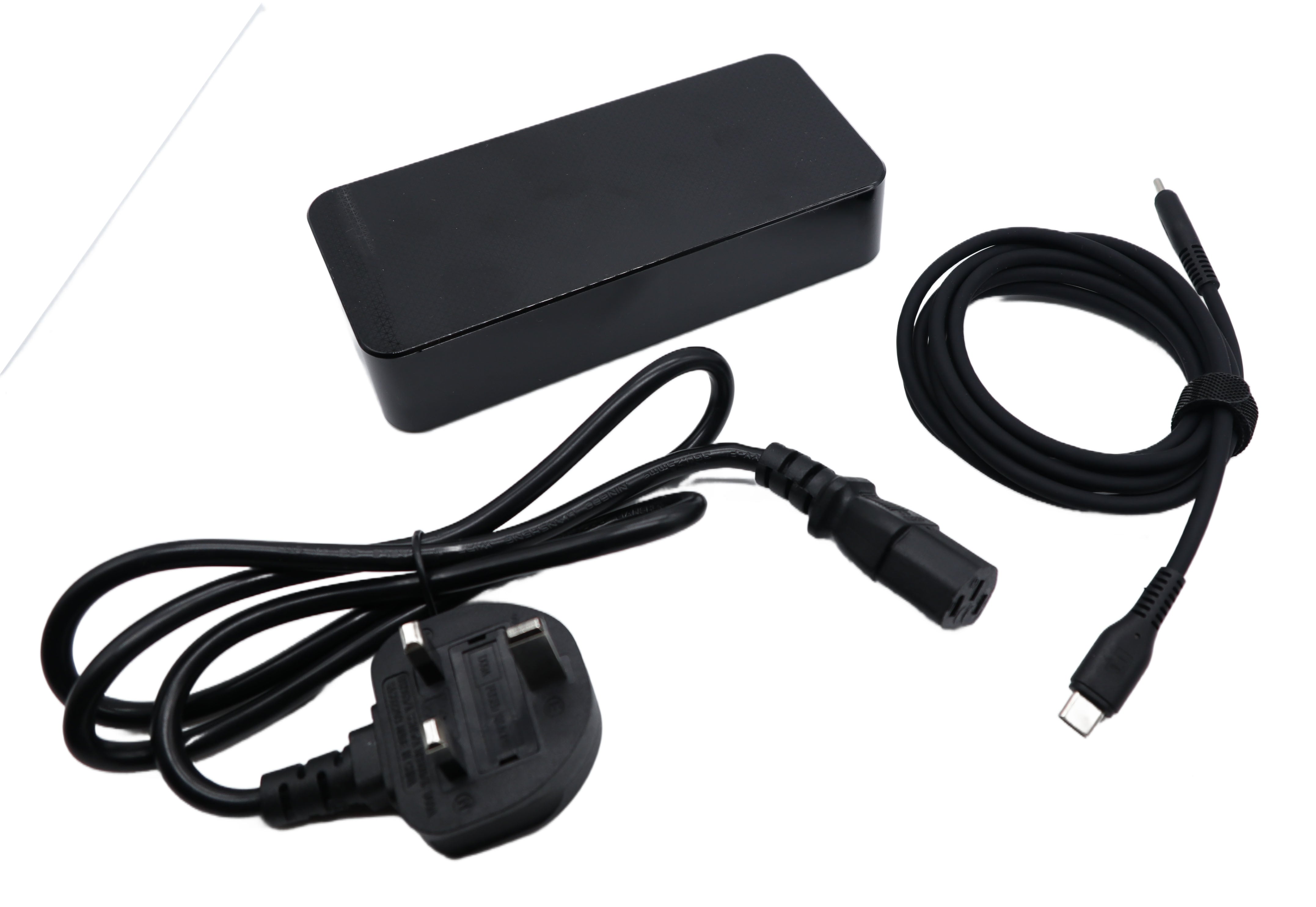 240W USB-C AC Adapter for all USB-C devices up to 240W. 1.2m DC Supplied with UK power cable