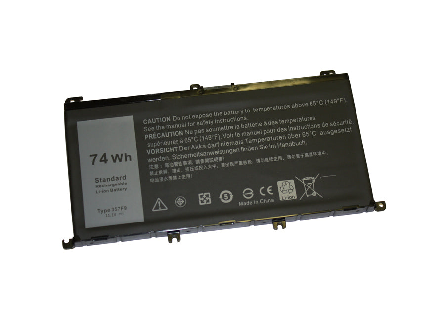 357F9 compatible replacement battery for DELL INSPIRON 7559, INSPIRON 5577, INSPIRON 5576, INSPIRON 7557, INSPIRON 7567, INSPIRON 7566
