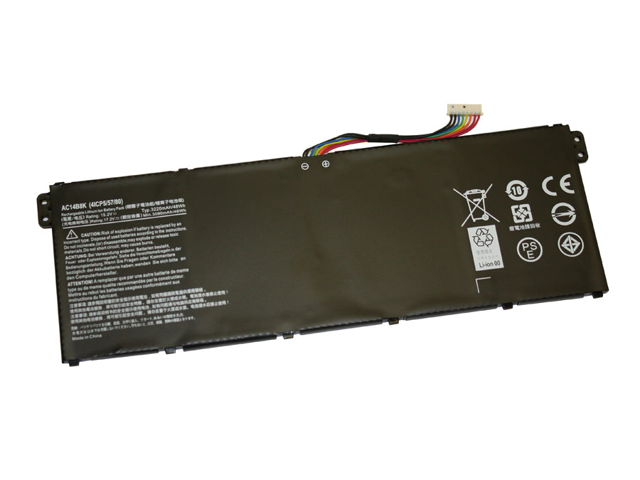 AC14B8K compatible replacement battery for ACER PREDATOR PH317-52, NITRO 5 AN515, TRAVELMATE X349, ASPIRE V3-331, TRAVELMATE P276-MG
