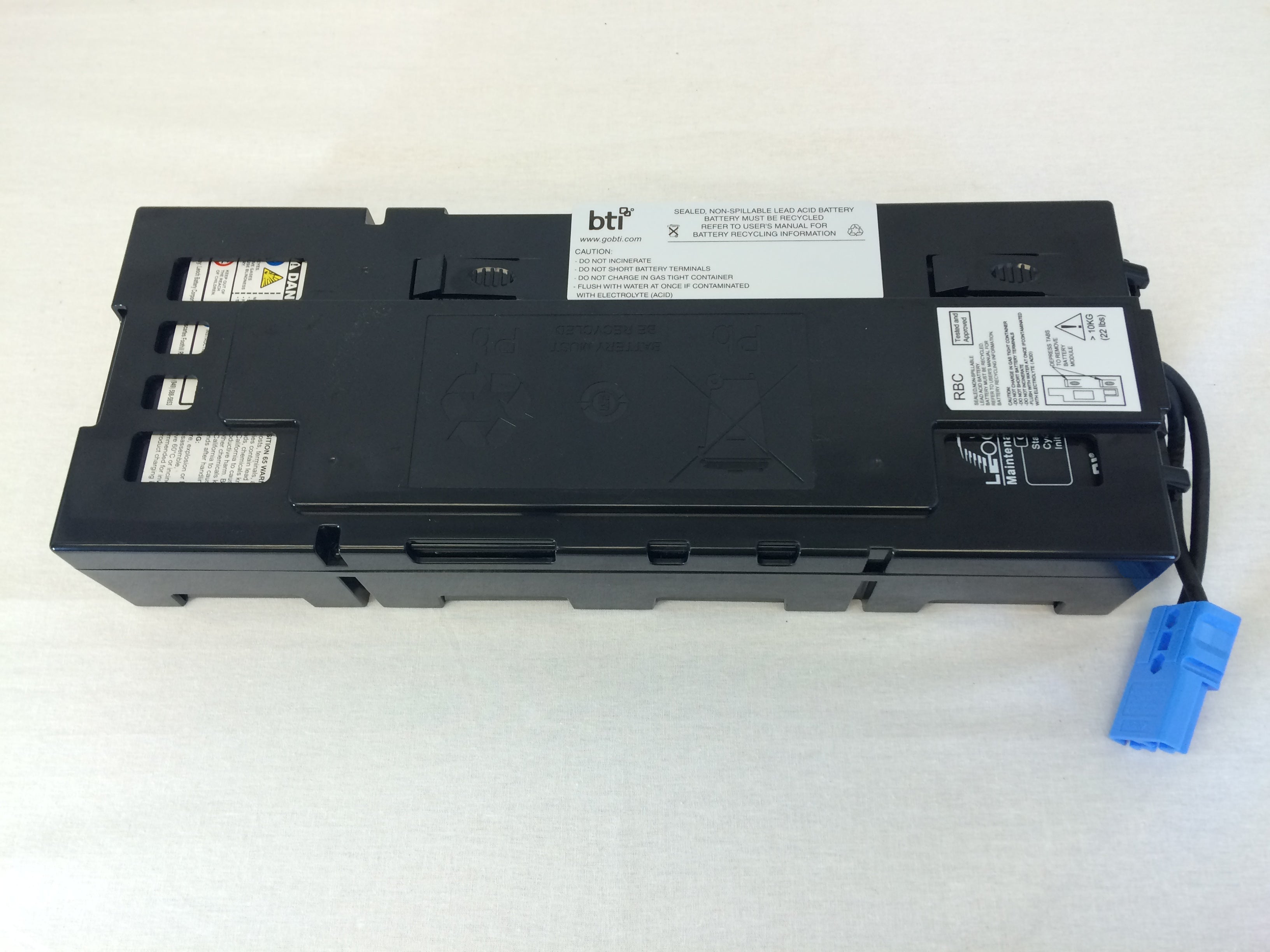 Replacement RBC116 compatible battery