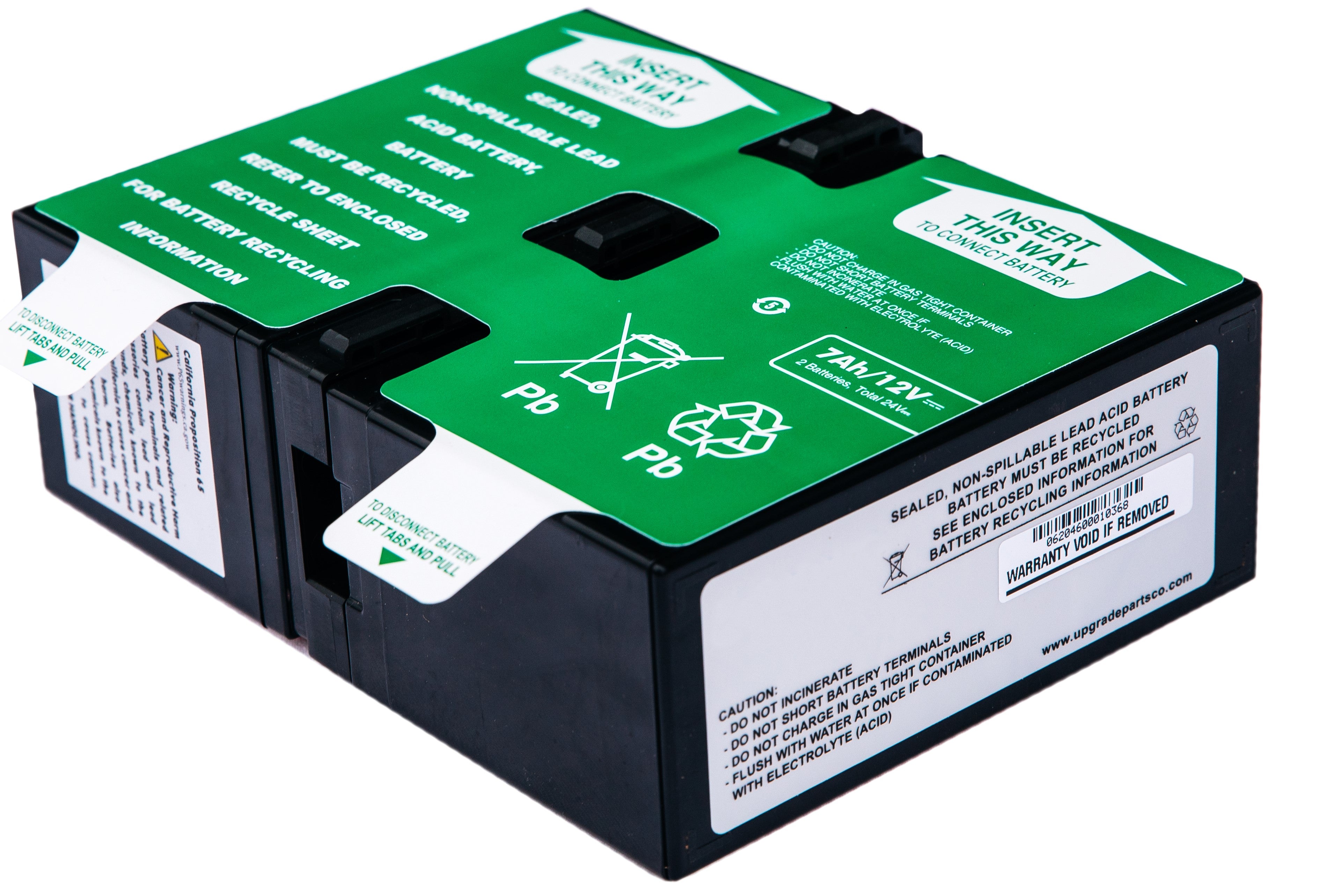 Replacement RBC123 compatible battery