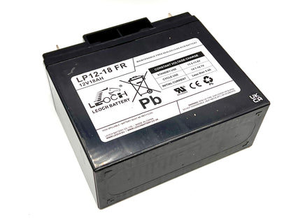 LEOCH 12V 18Ah lead-acid battery, for general purpose applications
