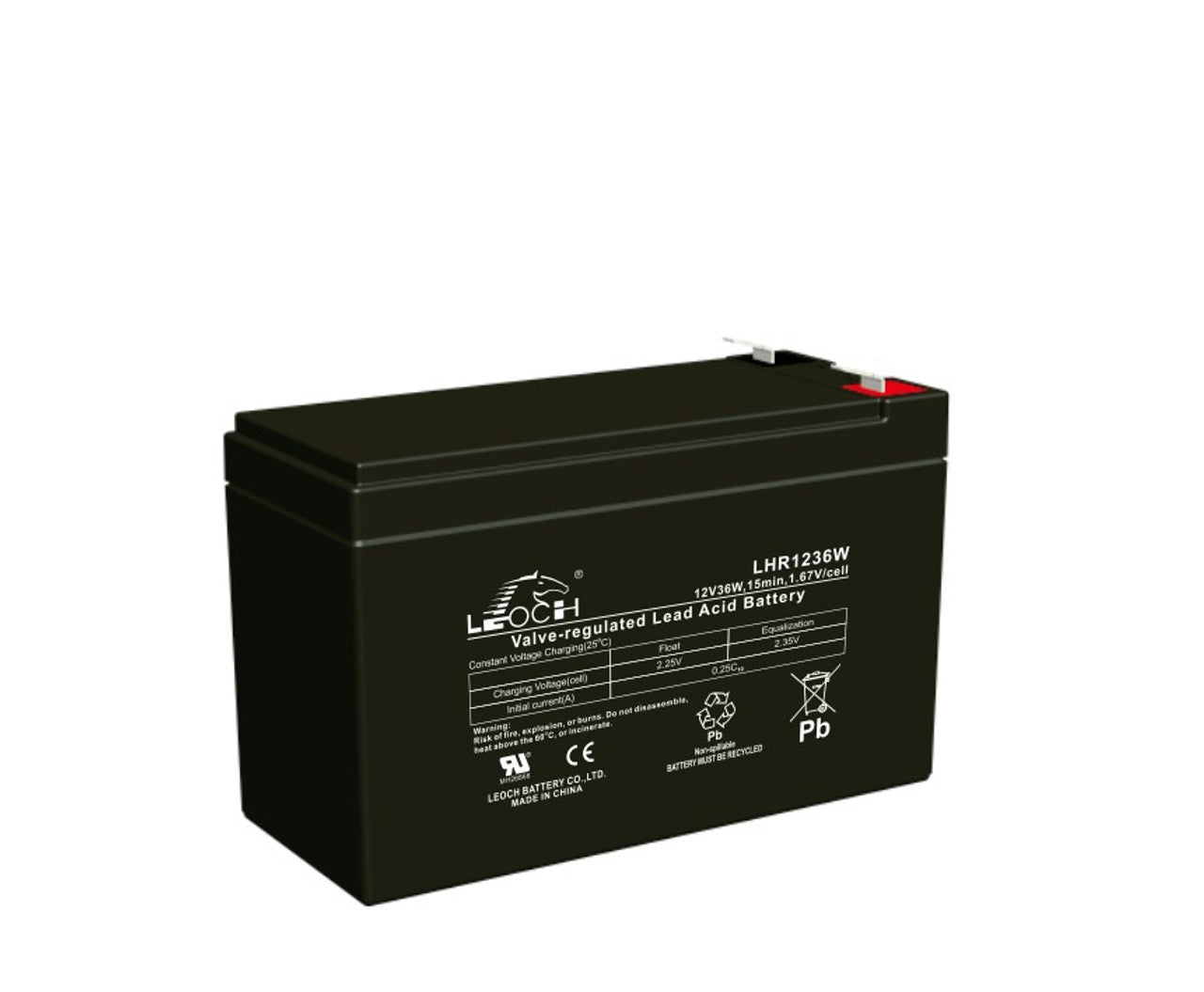 LEOCH 12V 36W 7.49Ah lead-acid battery