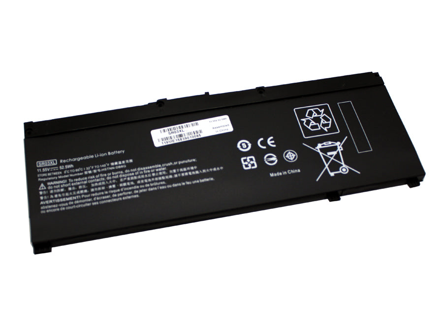 SR03XL compatible replacement battery for HP OMEN 17T-CB, OMEN 15T-DC